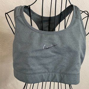 Nike Gray Dri Fit Racerback Workout Bra